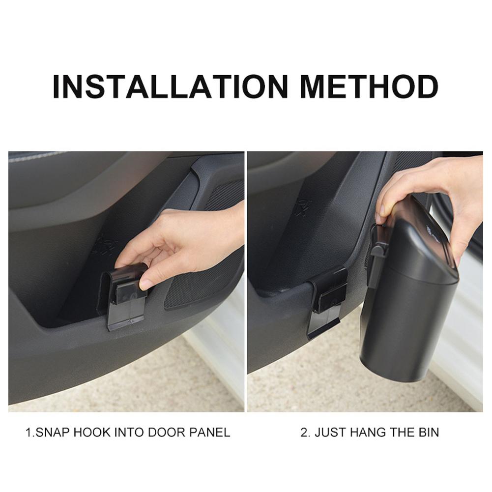 Thùng Rác Gắn Cửa Xe Hơi Đa Năng B0W6 Tiện Dụng
