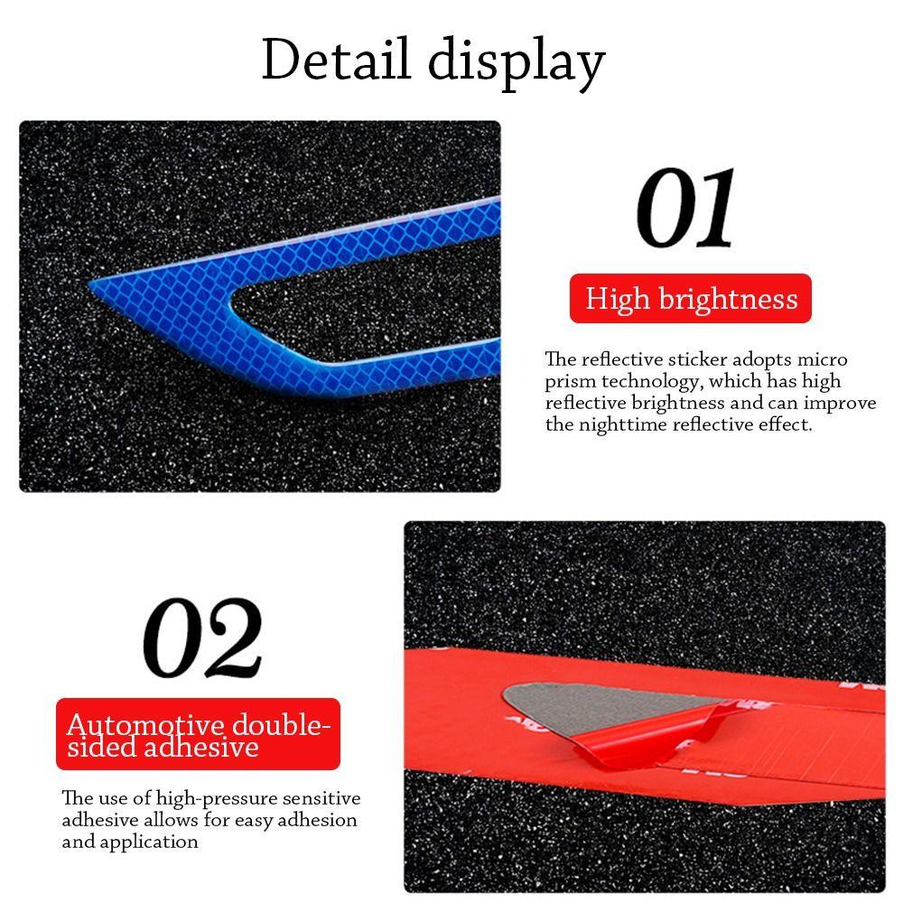 Bộ 2 Miếng Dán Phản Quang In Chữ BTLIMER Trang Trí Đuôi Xe Hơi / Xe Máy