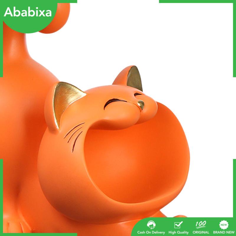 [Ababixa] Khay Đựng Đồ Trang Sức Hình Mèo May Mắn Hiện Đại Trang Trí Phòng Ngủ / Quán Bar / Kỳ Nghỉ