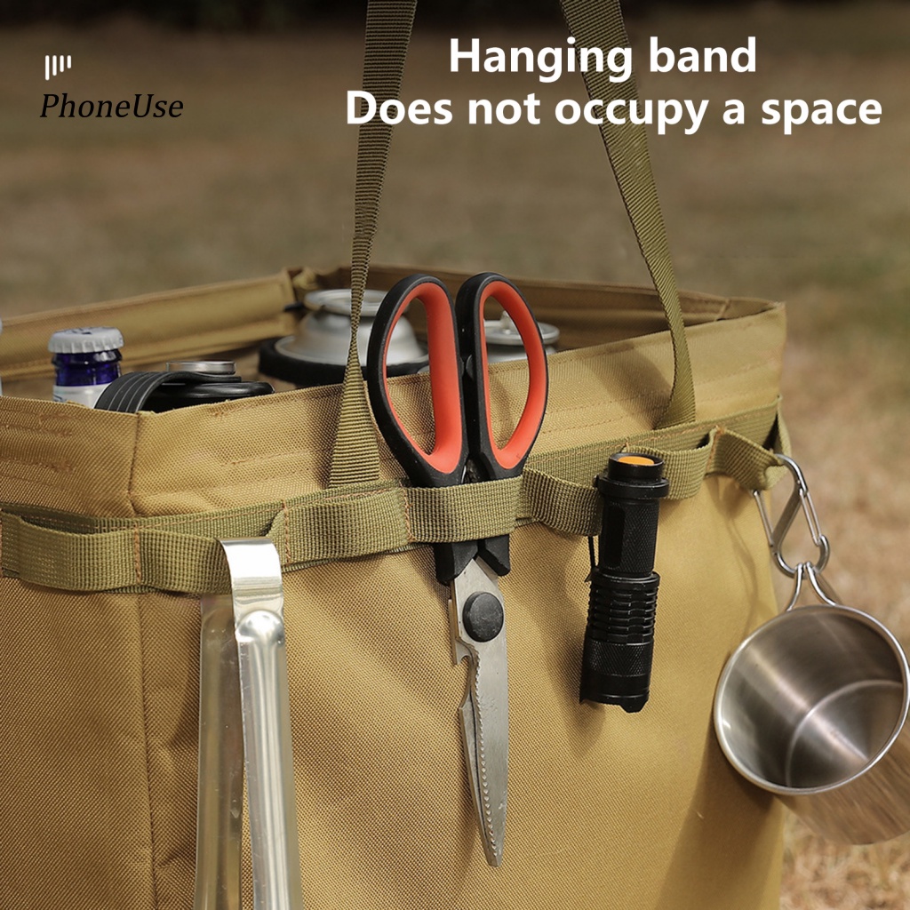 Túi Đựng Gia Vị Bằng PU Và Vải Oxford Chống Nước Sức Chứa Lớn Cho Hoạt Động Ngoài Trời