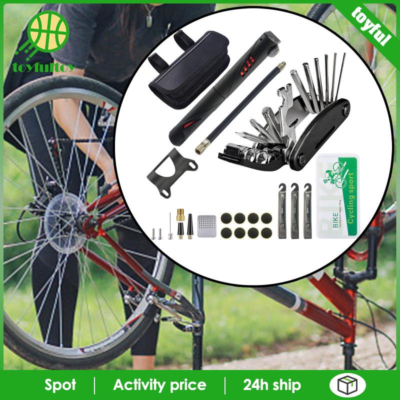 Bộ Dụng Cụ Sửa Chữa Lốp Xe Đạp Thiết Kế Nhỏ Gọn Tiện Lợi