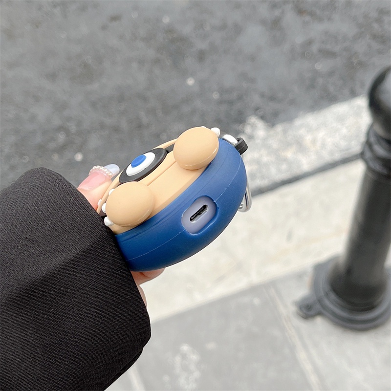 Vỏ Bảo Vệ Hộp Sạc Tai Nghe Hoạt Hình Cá Mập 3D Cho OPPO Enco Air 3 OPPO Enco Air3