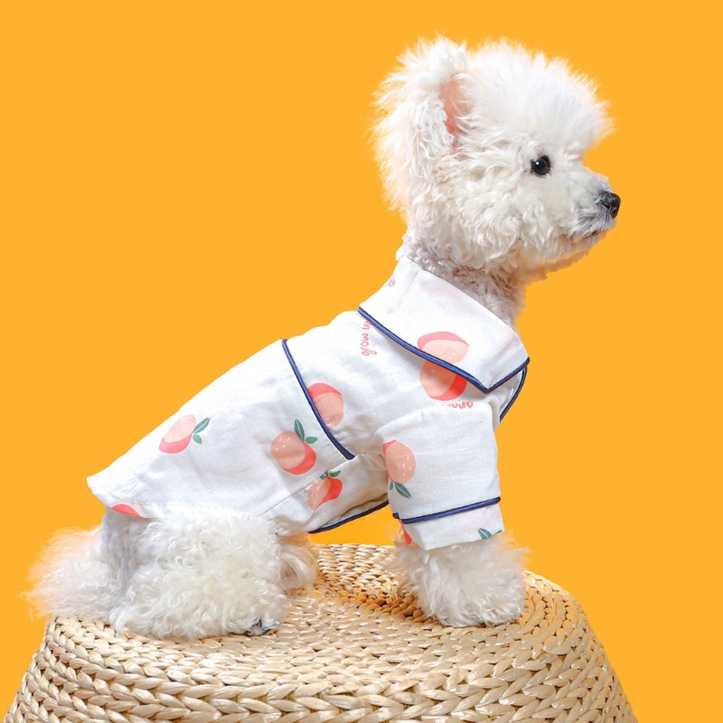 Bộ Đồ Ngủ Mềm Mại Thoáng Khí Thời Trang Mùa Xuân Cho Thú Cưng