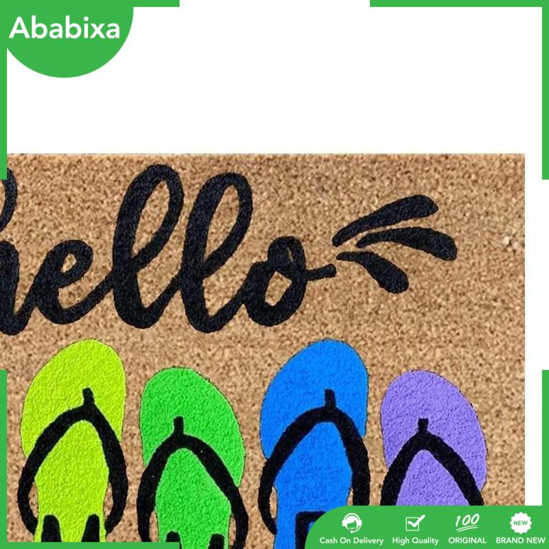 [Ababixa] Thảm Cao Su Chống Trượt Lót Sàn Nhà Tắm / Phòng Ngủ / Gara / Văn Phòng Trang Trí Dễ Lau Chùi