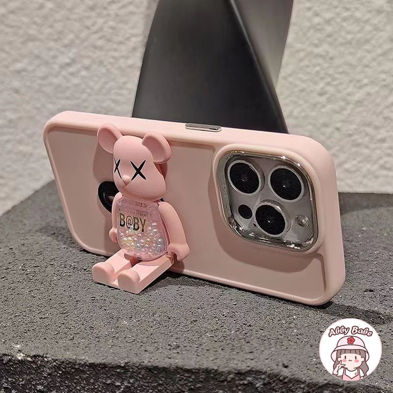 Ốp Điện Thoại TPU Mềm Nhám Chống Sốc In Hình Kaws Có Giá Đỡ Cho IPhone 14 Pro Max 11 12 11 Pro Max X XS 7Plus