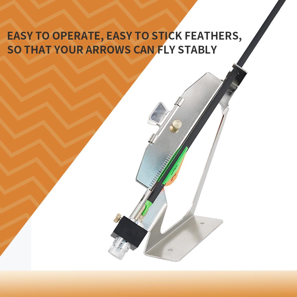 Fletching Jig Dịch Vụ Thời Gian Dài Trọng Lượng Nhẹ Giữ Mũi Tên Cân Bằng Tốt Thuận Tiện Để Cửa Hàng Và Mang Vanes