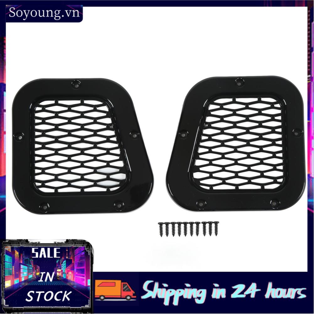 Soyoung Side Air Flow Vent Cover  Intake Grille Weatherproof Heat Resistance Lightweight ABS for Vehicle