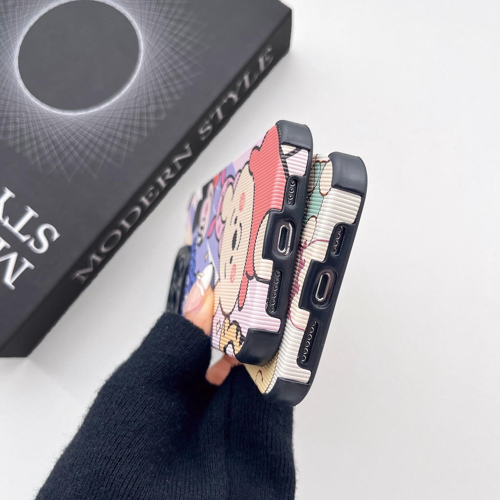 DISNEY Ốp Điện Thoại tpu PC Silicon Mềm Chống Sốc In Hình Hoạt Hình Sanrio Cho iPhone 14 13 12 11 Pro Max XS XR 7 8 Plus