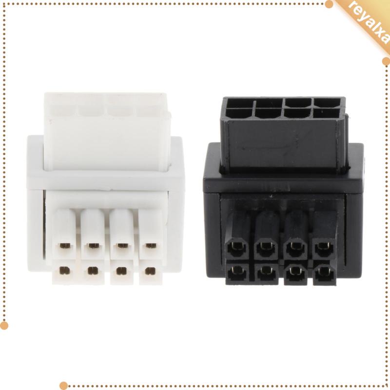 Cáp Chuyển Đổi Nguồn Điện 8Pin Sang 8Pin 90 Độ GPU Chuyên Dụng Cho Máy Tính / Thẻ Video