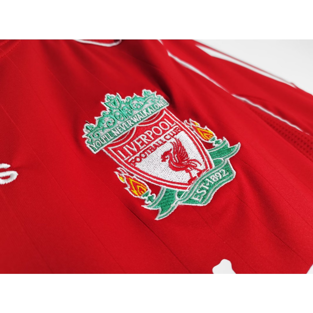 Áo Thun Thể Thao Ngắn Tay Mau Khô Phong Cách Retro Liverpool 2006 / 07