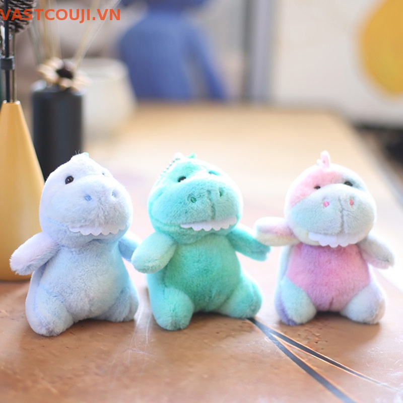 1 Móc Khóa Khủng Long Nhồi Bông 12cm Dễ Thương