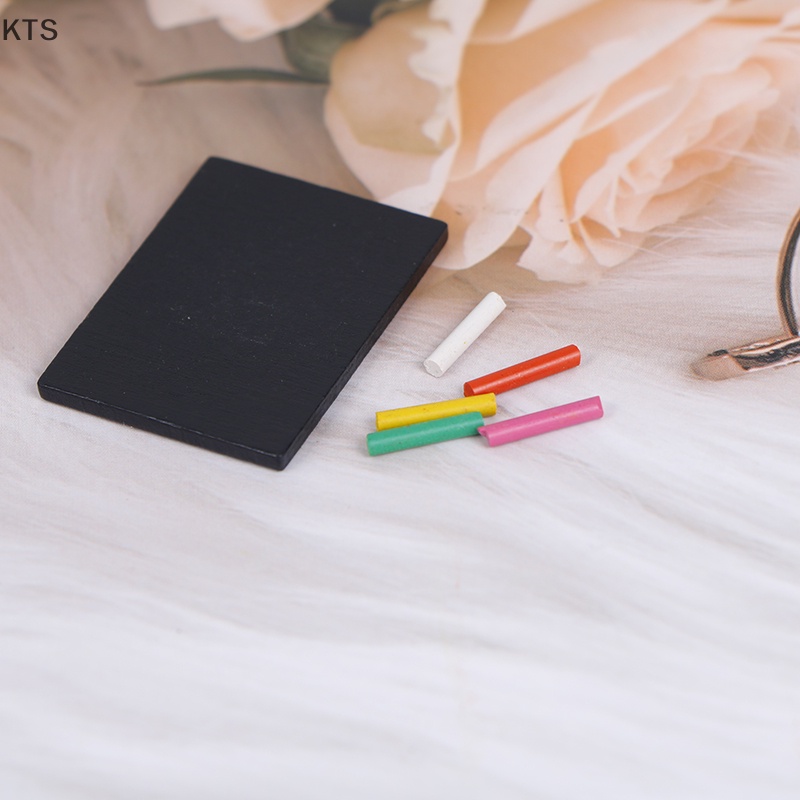 1 Bộ Bảng Đen Viết Phấn Mini Trang Trí Nhà Búp Bê KTS