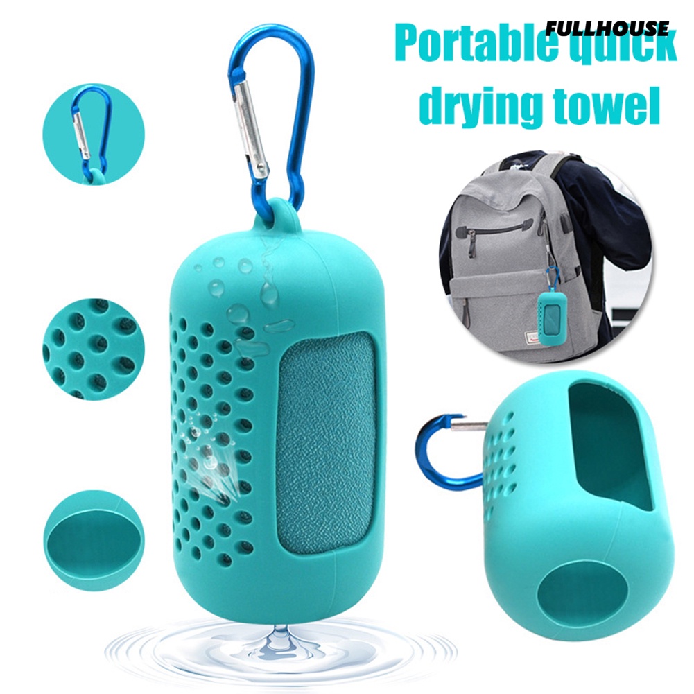 Túi Đựng Đồ Dùng Đa Năng Tiện Dụng❂Khăn Tắm Bằng Sợi Micro Nhanh Khô Tiện Dụng Khi Tập Thể Thao / Đi Biển / Đạp Xe