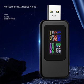 USB Tester Current 4-30V Voltage Meter Timing Ammeter Digital Power Indicator