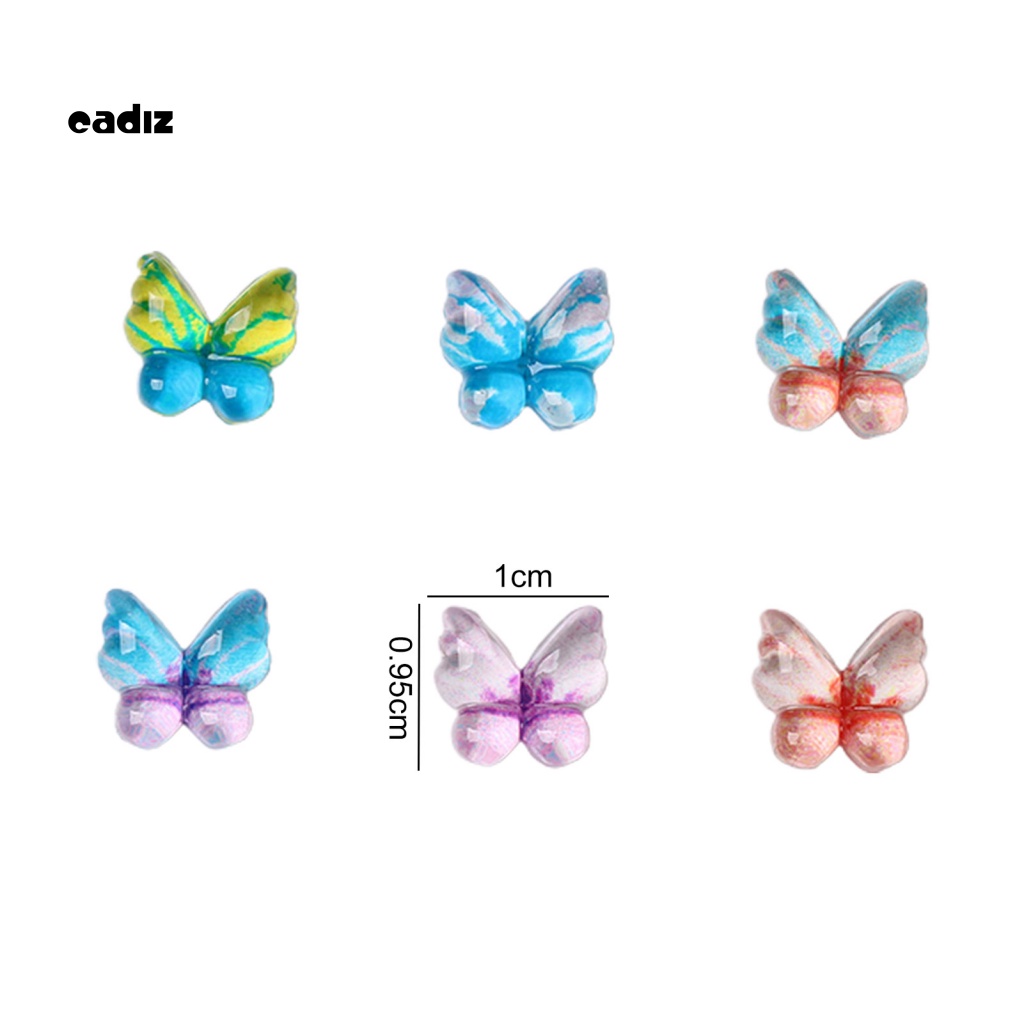 1 Túi Phụ Kiện Trang Trí Móng Tay Ba Chiều Hình Bướm Lâu Trôi Dành Cho Nữ