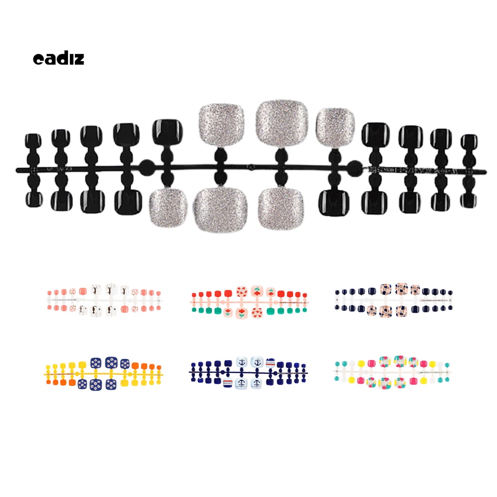 1 Hộp Móng Chân Giả Siêu Mỏng Che Phủ Toàn Diện Trang Trí Nghệ Thuật