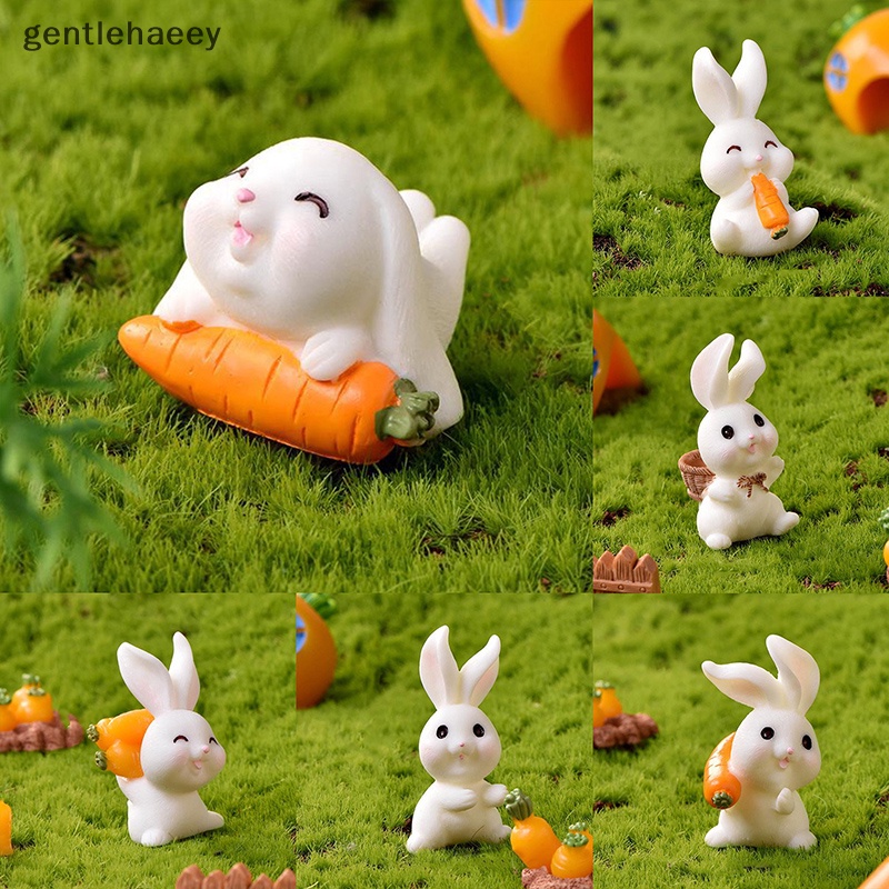 Mô Hình Thỏ Mini Trang Trí Tiểu Cảnh DIY