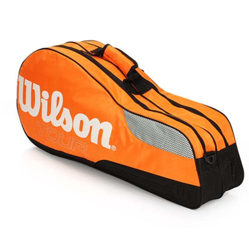 Túi Đựng Vợt Tennis Wilson 0318 Đeo Vai 4 Ngăn Tiện Dụng 4 Màu