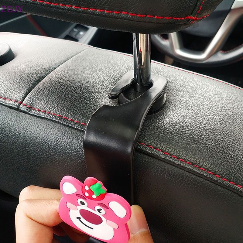 Set 2 Móc Treo Đồ Gắn Ghế Ngồi Xe Hơi Trang Trí Nội Thất Hình Động Vật Dễ Thương Mới