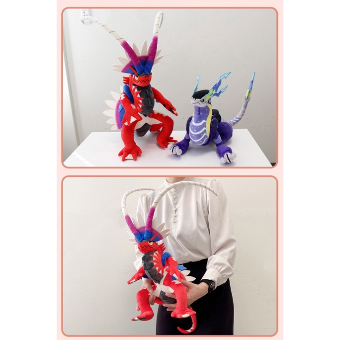 Thú Nhồi Bông Hình Nhân Vật Phim Hoạt Hình Pokemon Koraidon Miraidon Scarlet Violet Series