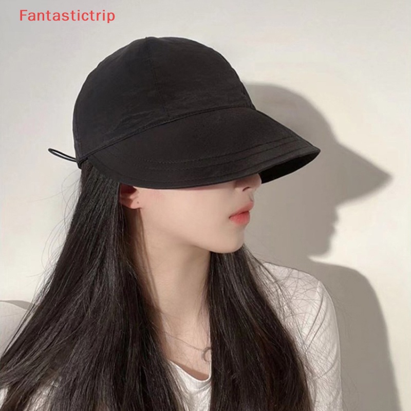 [Fantastictrip] Mũ Ngư Dân Vành Rộng Chống Nắng Mùa Hè Nhanh Khô Có Dây Rút Điều Chỉnh Được Nhỏ Gọn Mới