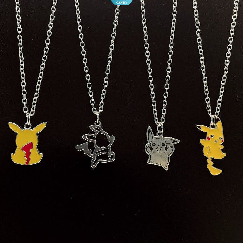 Vòng cổ Mặt Pikachu Pokemon Nhỏ Gọn Thời Trang Cho Học Sinh Nam Nữ