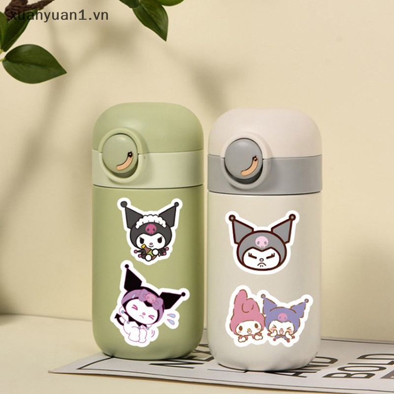 Nhãn Dán Anime Kuromi Chống Nước Trang Trí Xe Hơi / Laptop / Ván Trượt / Điện Thoại