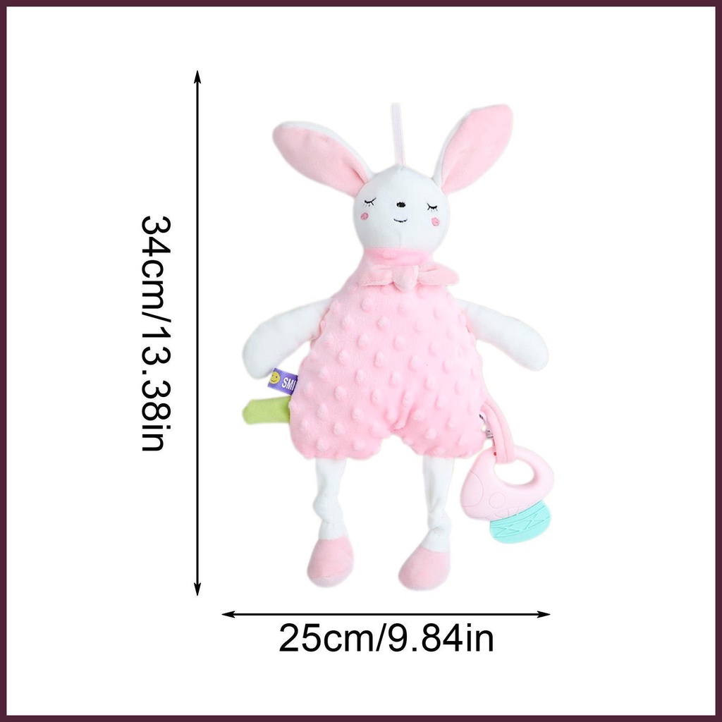 Đồ Chơi Nhồi Bông 3D Mềm Mại An Toàn Cho Bé Mọc Răng