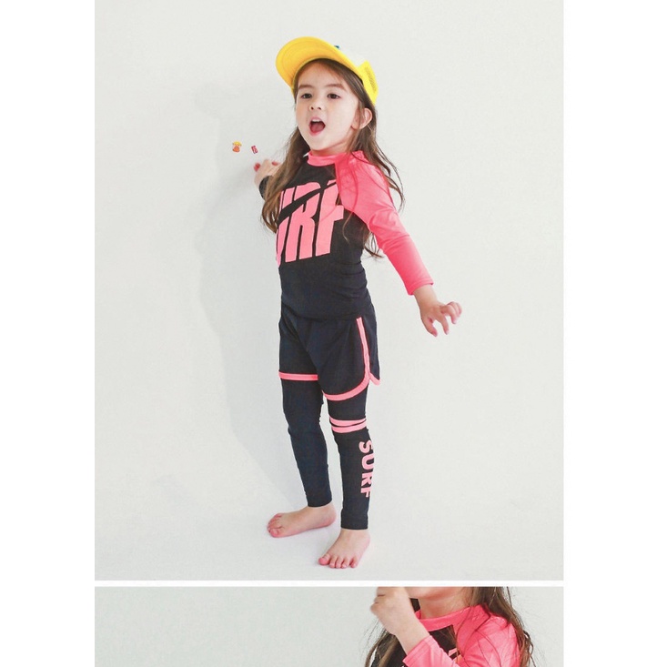 Hàng Có Sẵn Miễn Phí Giao Hàng Mới 2023 Bộ Đồ Bơi Ba Mảnh Tay Dài Chống Nắng Phong Cách Mới Cho Bé Trai Bé Gái