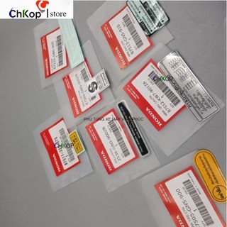 Bộ 7 tem dán thông số xe DREAM thái zin chính hãng xịn honda -Chkop