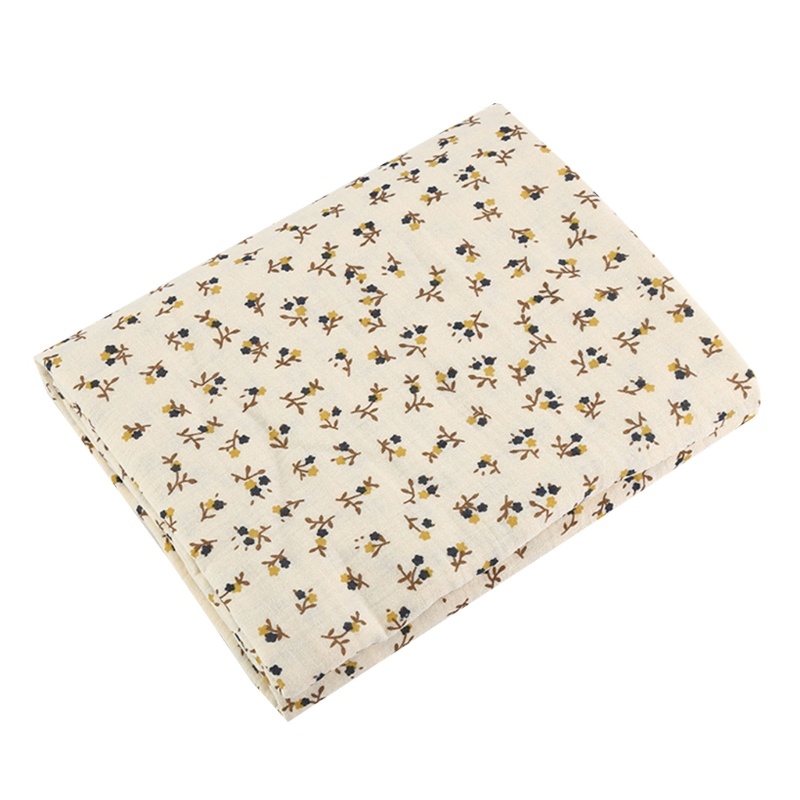 Chăn Quấn Em Bé Chất Liệu Cotton Mỏng Thấm Hút Tốt In Họa Tiết Xinh Xắn