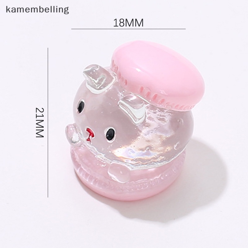 Set 2 Bánh Hamburger Hoạt Hình Bằng Nhựa Resin DIY Trang Trí Nhà Búp Bê