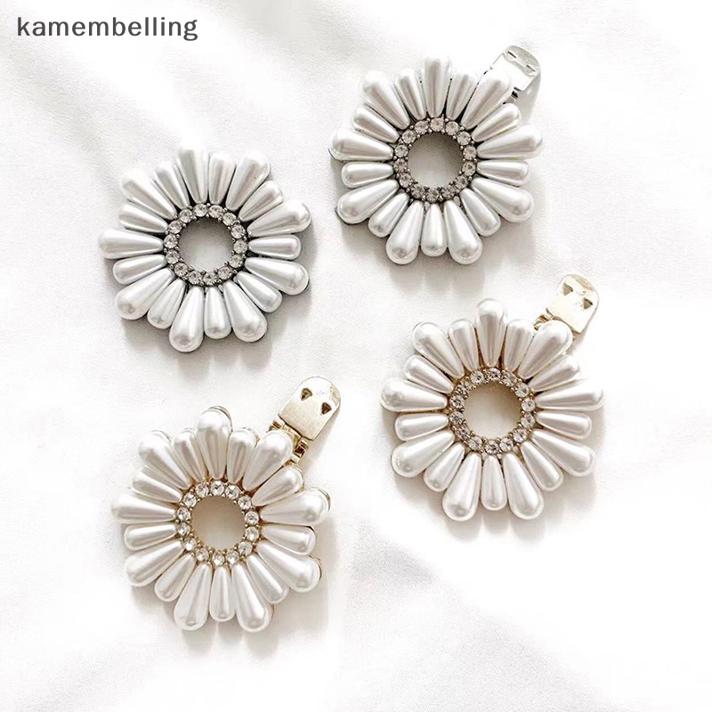 1 Kẹp Đính Ngọc Trai Trang Trí Giày Cao Gót Cho Cô Dâu