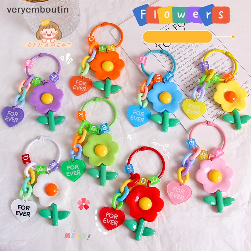 Móc Khóa Hình Bông Hoa Ngọt Ngào Dễ Thương