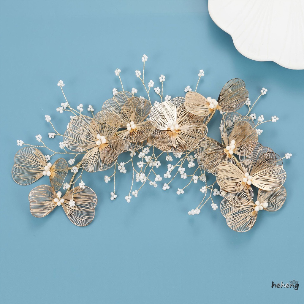 Kẹp TóC HìNh Hoa ĐíNh Kim Cương Giả ThờI Trang Cho Nữ