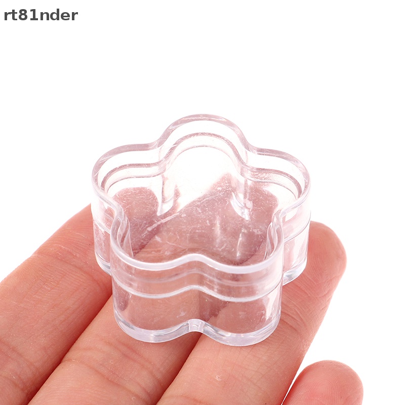 Rt Set 10 Lọ Nhựa Rỗng Trong Suốt Mini Đựng Kem / Mẫu Thử