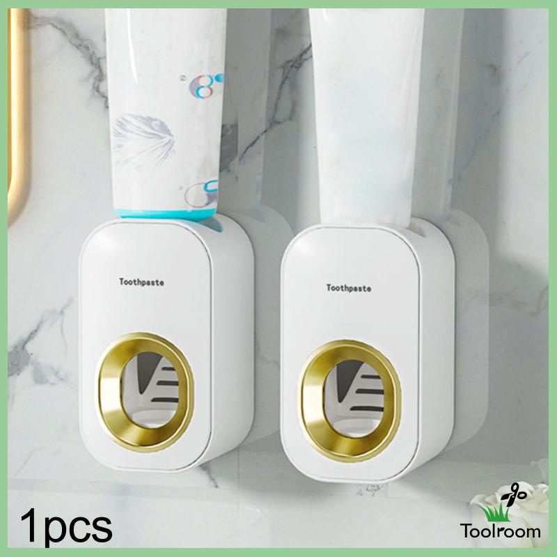 Dụng Cụ Lấy Kem Đánh Răng Tự Động Gắn Tường Tiện Dụng Cho Phòng Tắm