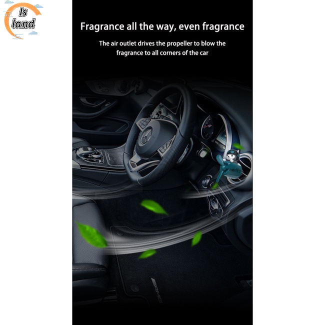 [IS] Quạt Làm Mát Không Khí Xe Hơi Hình Động Vật Hoạt Hình Dễ Thương Sáng Tạo