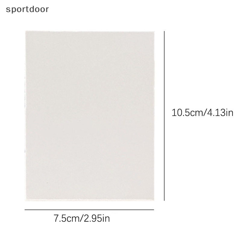 Bộ 10 Tấm Giấy Kraft Hai Mặt Dùng Làm Thẻ Giấy Kraft Dày Dặn Màu Trắng DIY