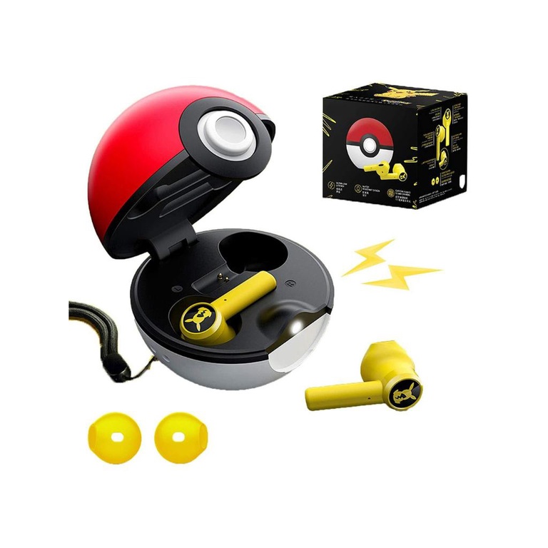 Takara-Tomy 2021 Wireless In-Ear Headphones Touch Control Pokeball Design Charging Compartment 5.0 [Q/11]