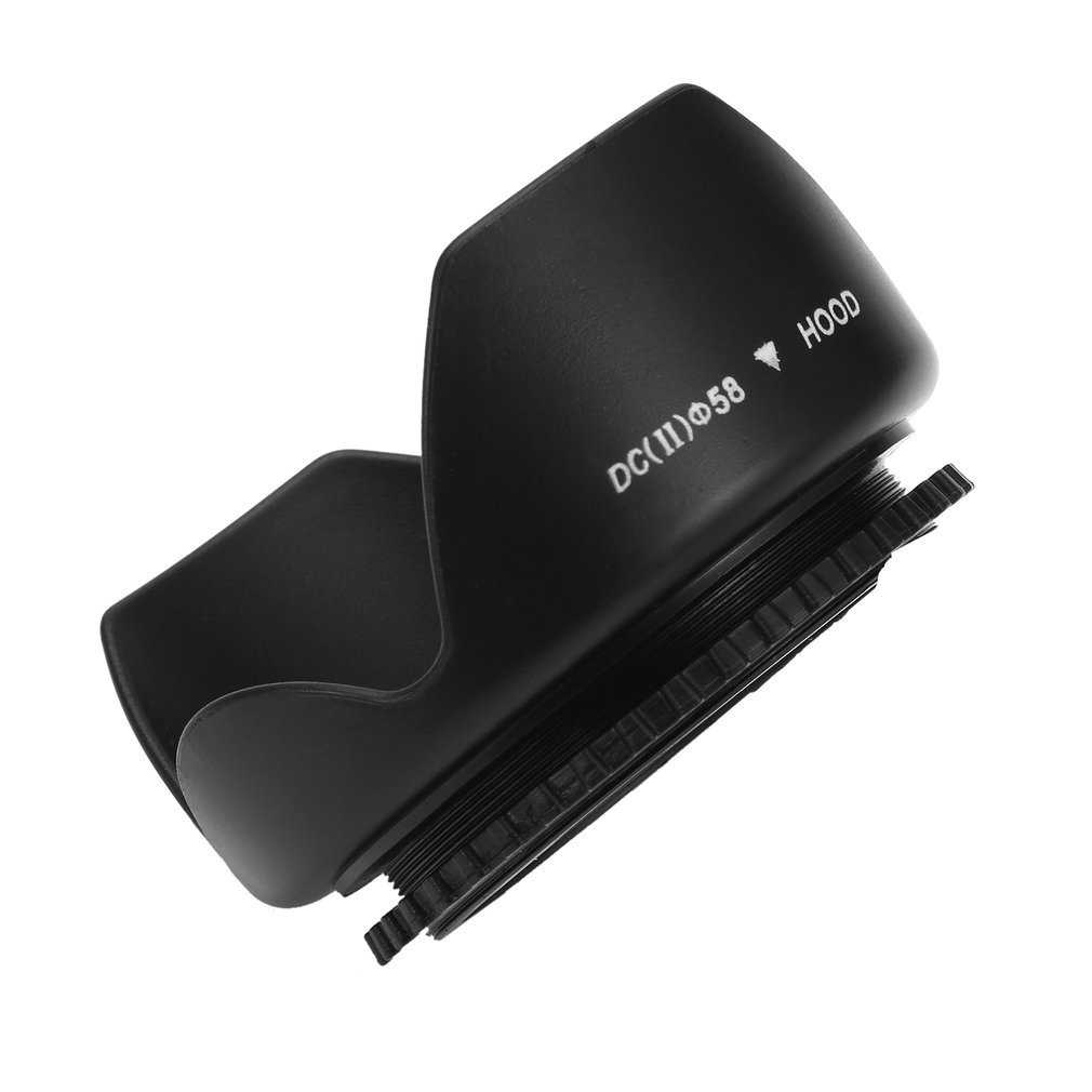 58Mm Lens Hood Screw Mount Flower Shape For Canon Camera Dc-Sn Filters Accessories [Q/6]