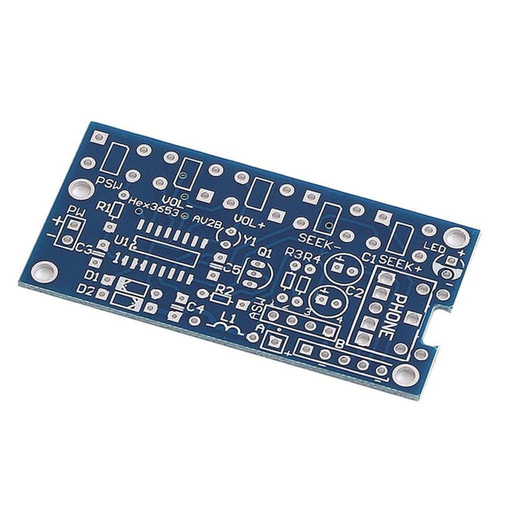 Wireless Stereo Fm Radio Receiver Module Pcb Diy Electronic Kits 76Mhz-108Mhz Environmentally Friendly Materials [Q/5]
