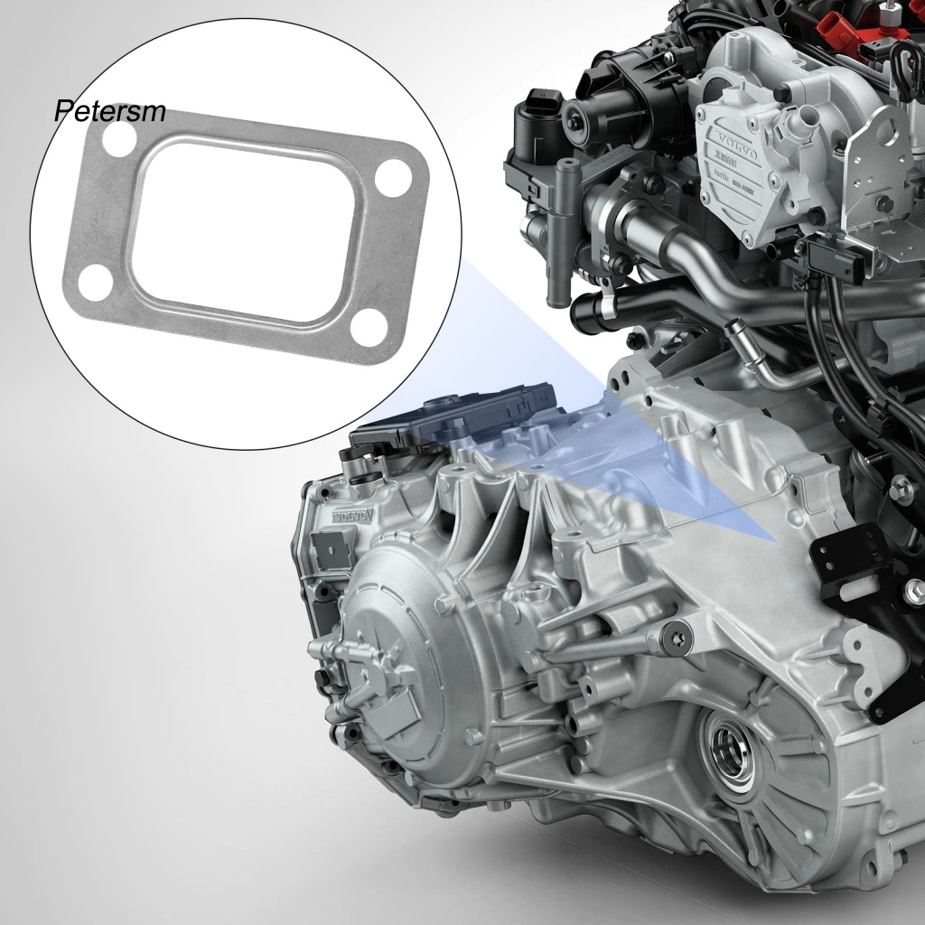 Vòng Đệm Tăng Áp 4 Lỗ Bằng Nhựa PP Màu Bạc Độ Bền Cao Chống Gỉ Dễ Lắp Đặt Cho T3 T34 T35 T38 GT35 GT35R