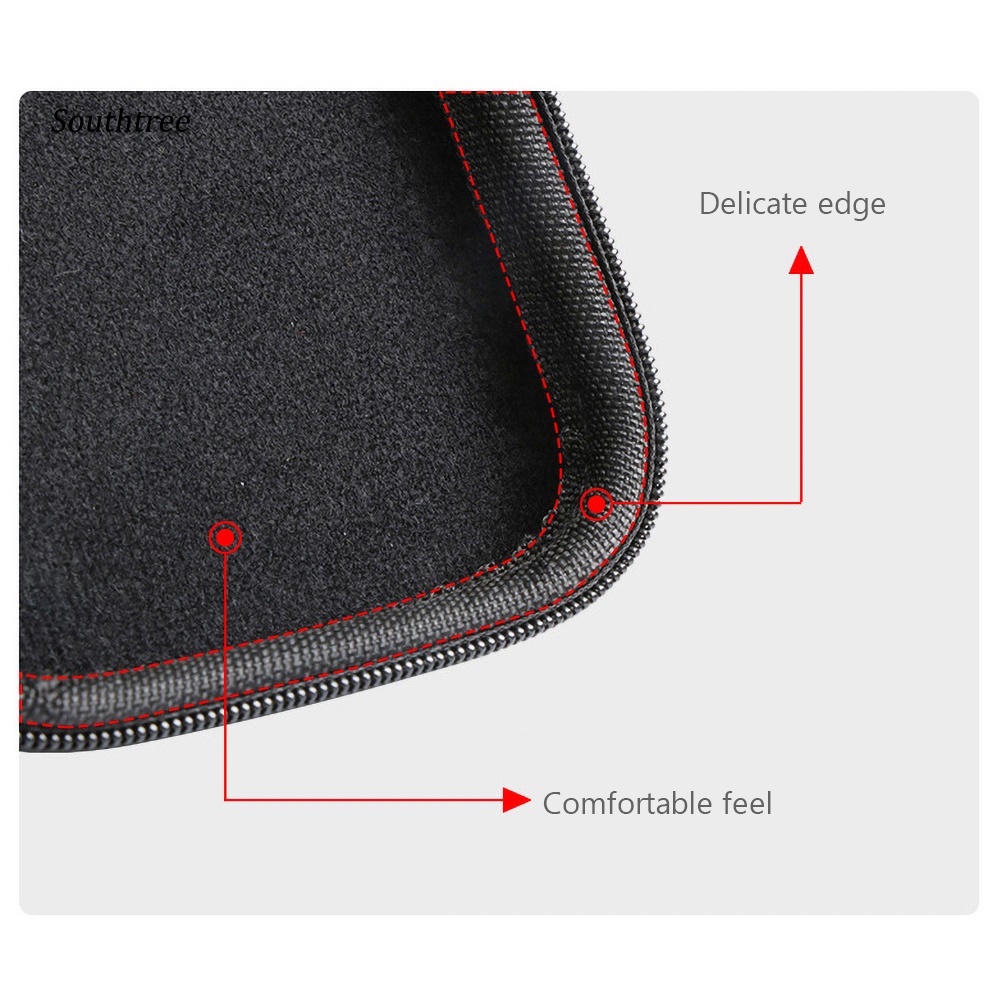 Bộ 2 Túi Đựng Tai Nghe Không Dây Bằng EVA Hình Vuông / Tròn Có Khóa Kéo Ốp