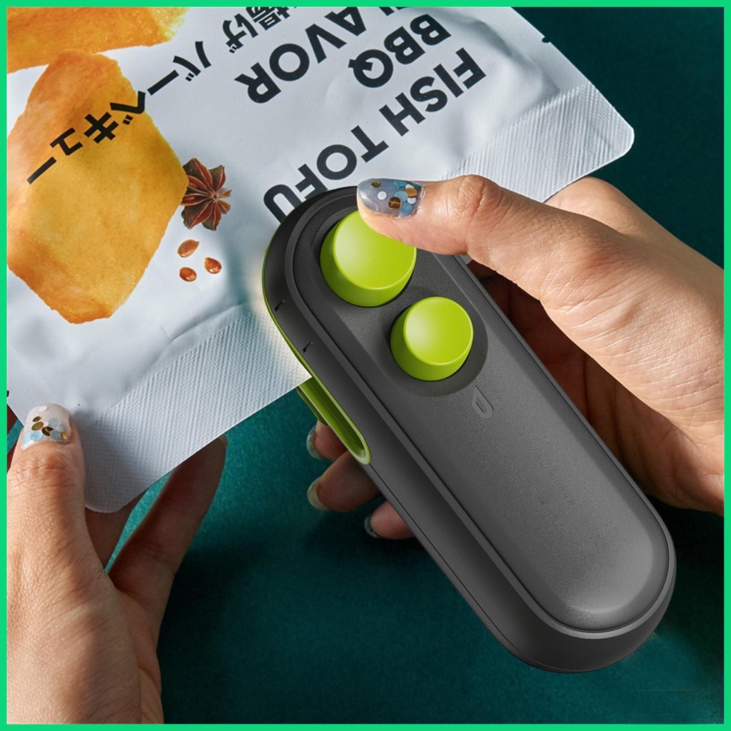 Chip Niêm Phong Túi Nhiệt Mini Có Nam Châm Chống Nước Có Thể Sạc Lại