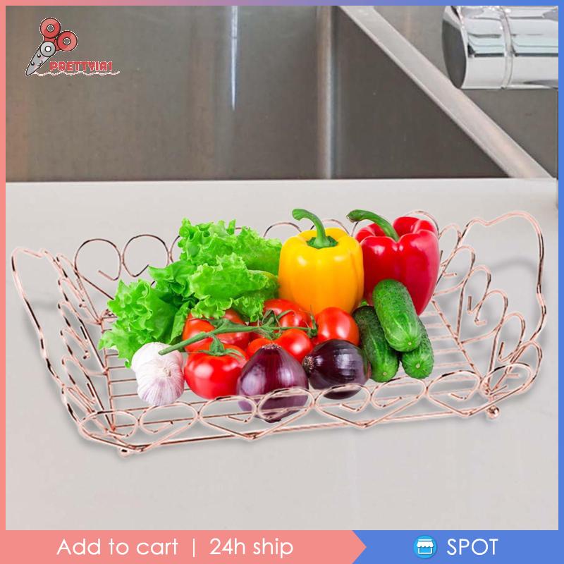 1 Rổ Đựng Trái Cây Bằng Thép Không Gỉ Bền Bỉ Cho Tủ Lạnh