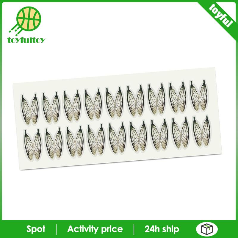 [Toyfulcabin] Con Ruồi Chất Liệu Mô Phỏng Cắt Trước Bền Màu Đỏ Cho Người Lớn Vừa Vặn Du Lịch