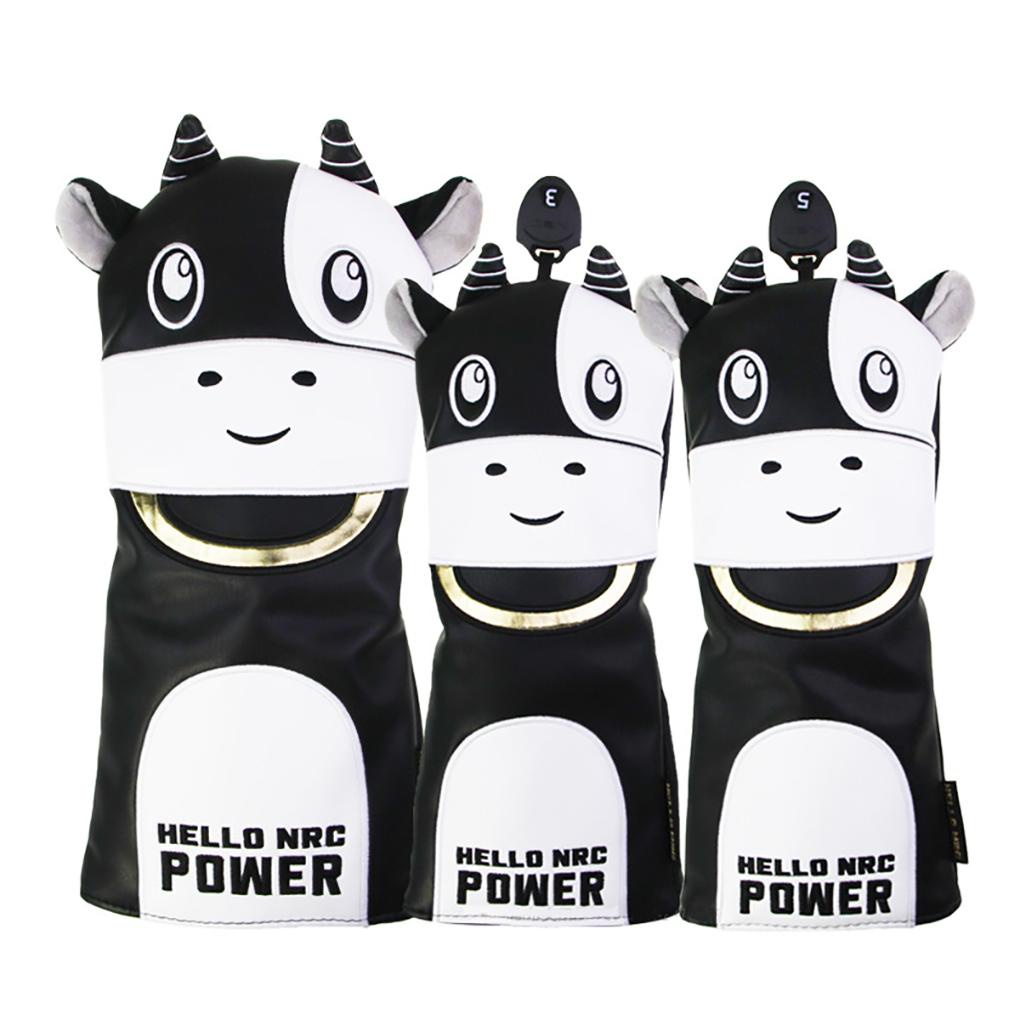 Vỏ Bọc Đầu Gậy Đánh Golf Bằng Vải Bông Dày Dặn Chống Nước Chống Nắng Xoay Được