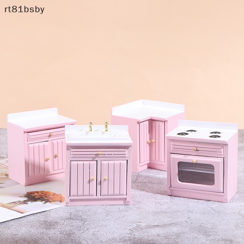 Mô Hình Tủ Bếp Trang Trí Nhà Búp Bê Tỉ Lệ 1: 12