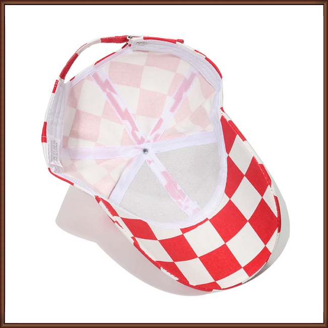 Mũ Lưỡi Trai Chống Nắng Họa Tiết Sọc Caro Có Thể Điều Chỉnh Kích Cỡ Cho Nam Và Nữ